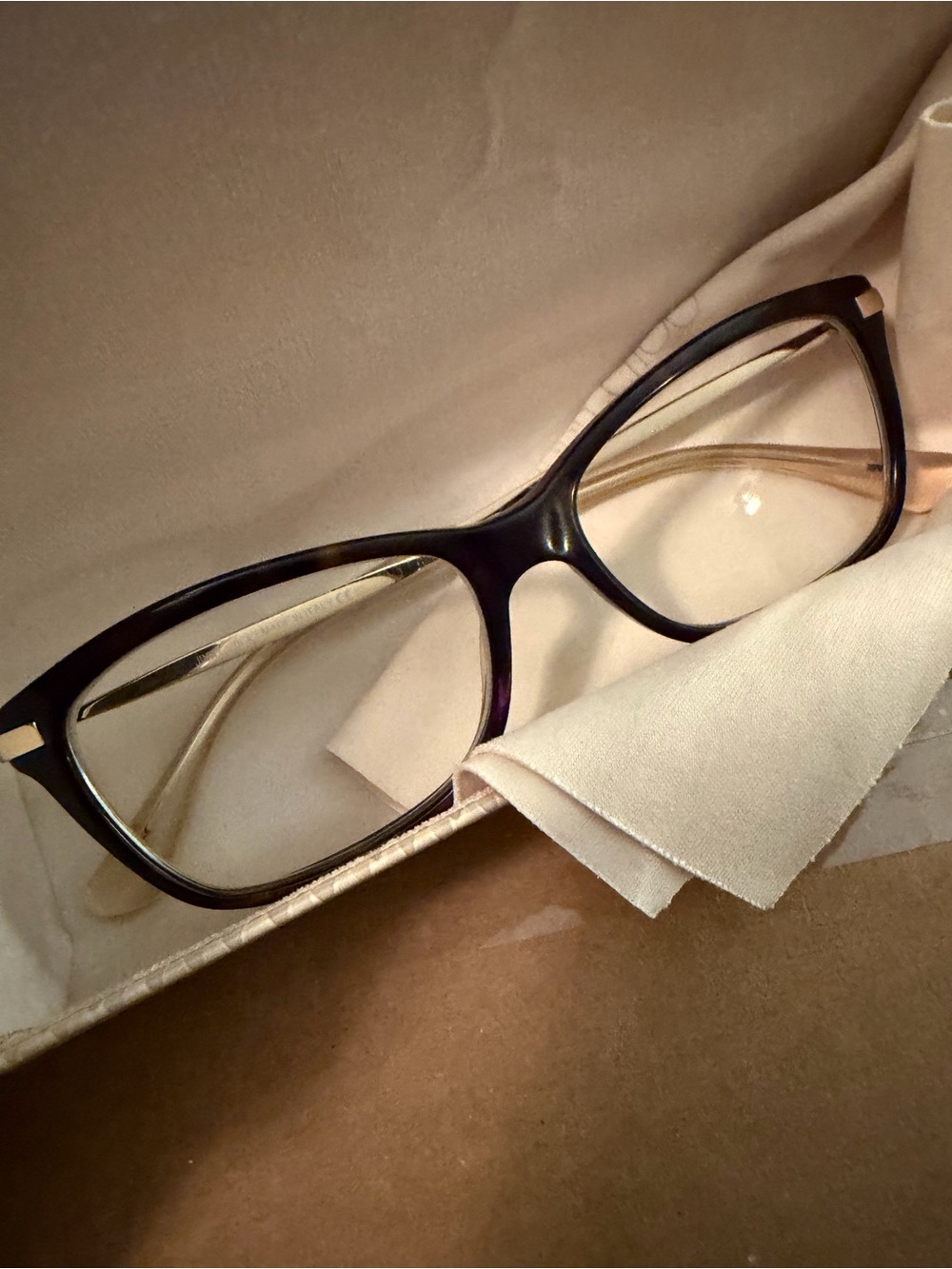 Jimmy Choo Women's Black Eyeglasses - Classic Rectangular Frame - Picture 7 of 9